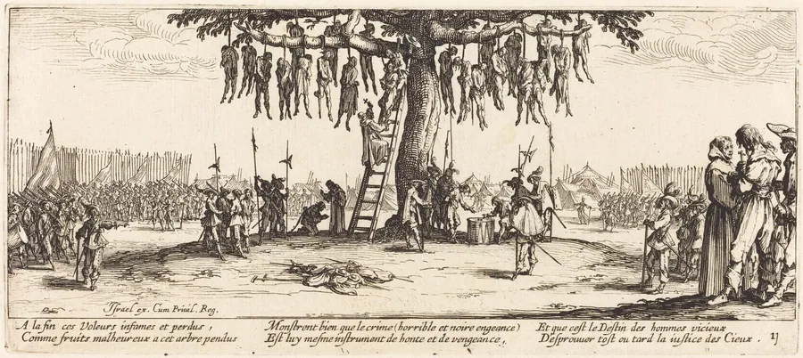 The Hanging by Jacques Callot