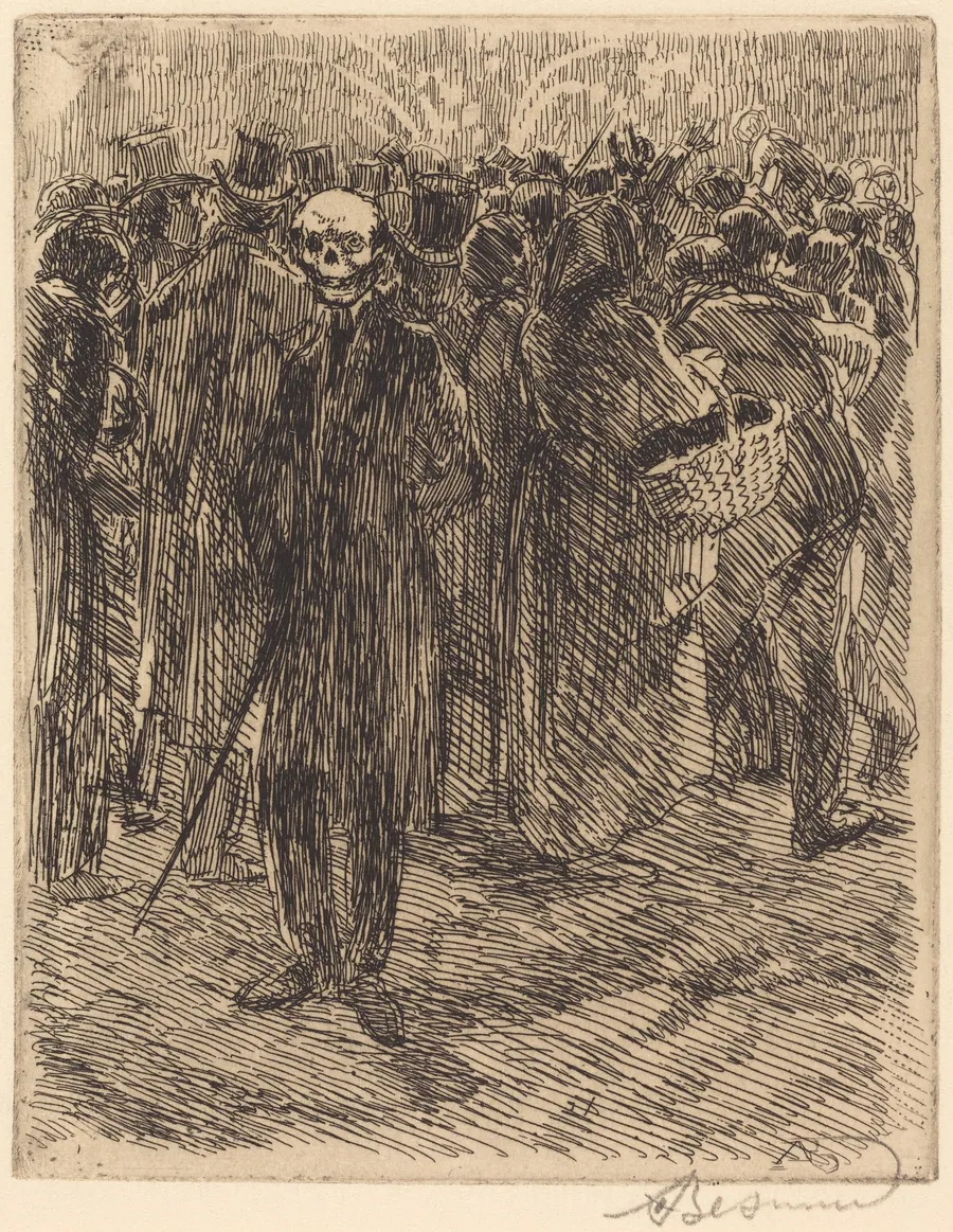 In the Crowd (Dans la foule) by Albert Besnard