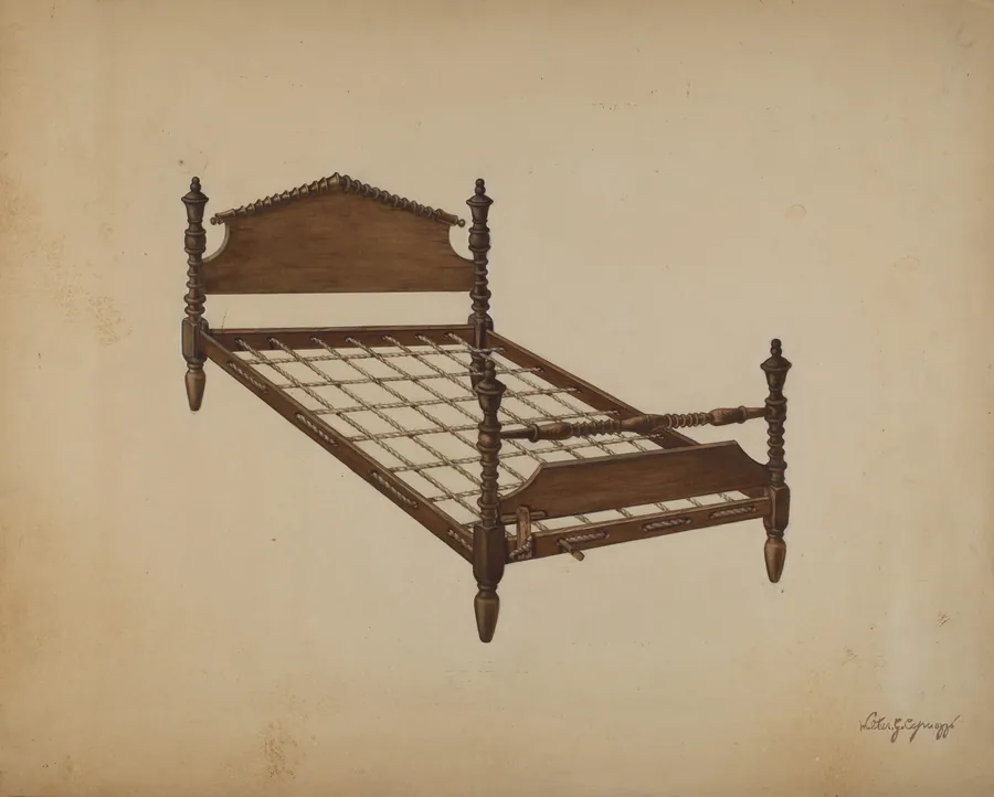 Rope Bed by Walter G. Capuozzo