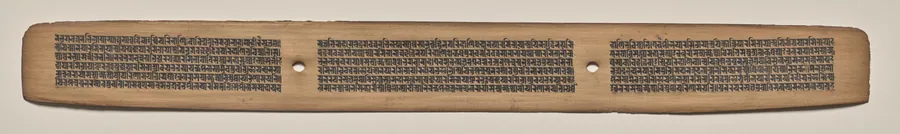Text, Folio 123 (recto), from a Manuscript of the Perfection of Wisdom in Eight Thousand Lines (Ashtasahasrika Prajnaparamita-sutra)