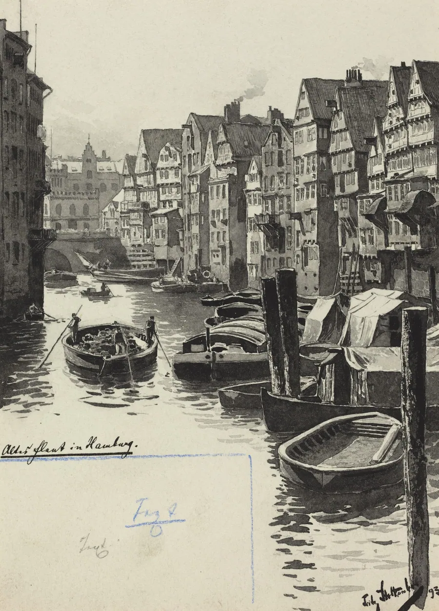 Altes Fleet by Fritz Stoltenberg