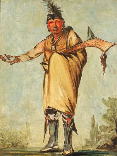 Náw-káw, Wood, Former Chief of the Tribe