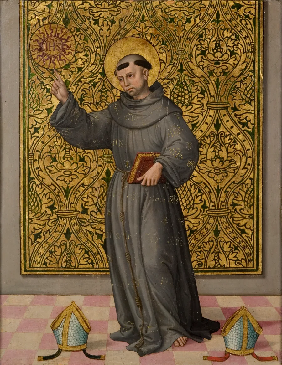 San Bernardino af Siena by Ubekendt