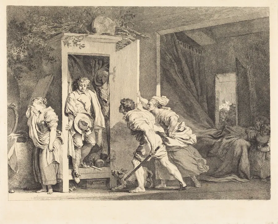 The Armoire by Jean Honoré Fragonard