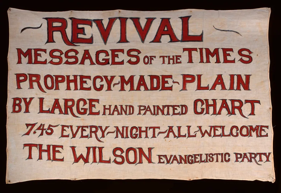 Revival Banner ("Revival: Messages of the Times") by Unidentified