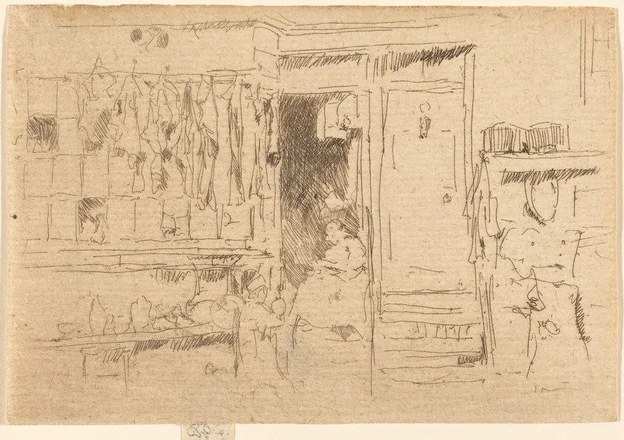 Old-Clothes Shop, No.I by James McNeill Whistler
