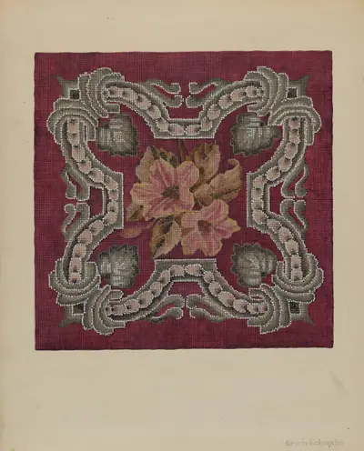 Needlepoint and Beadwork Square