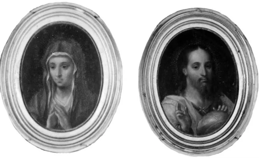Kristus og Jomfru Maria by Ubekendt