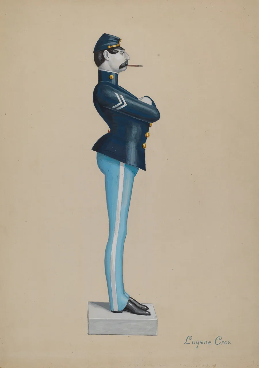 Cigar Store Soldier by Eugene Croe