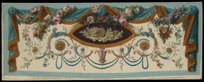 Cartoon for the Back of a Tapestry Settee