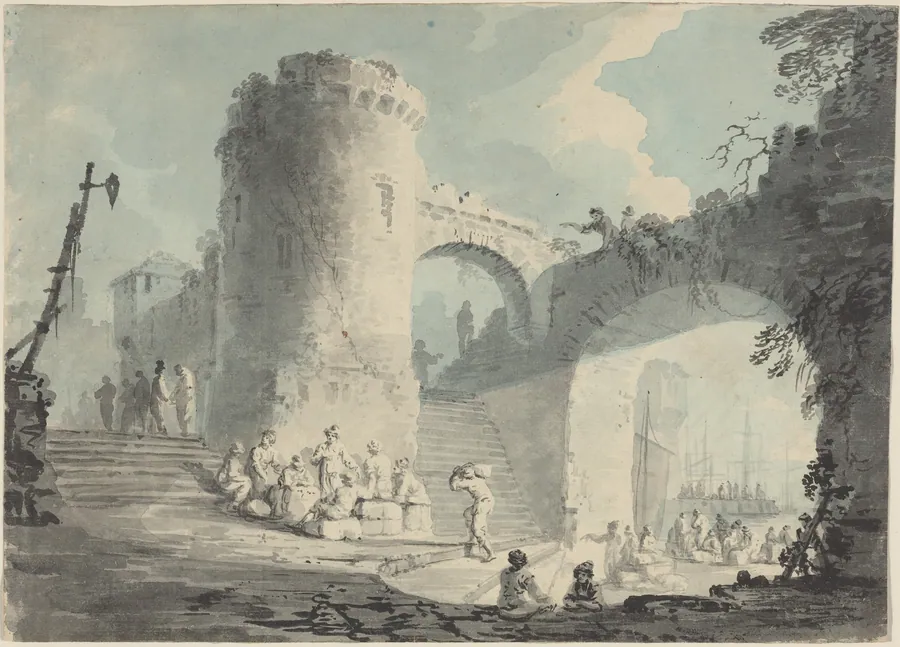 Port Scene by Anonymous Artist