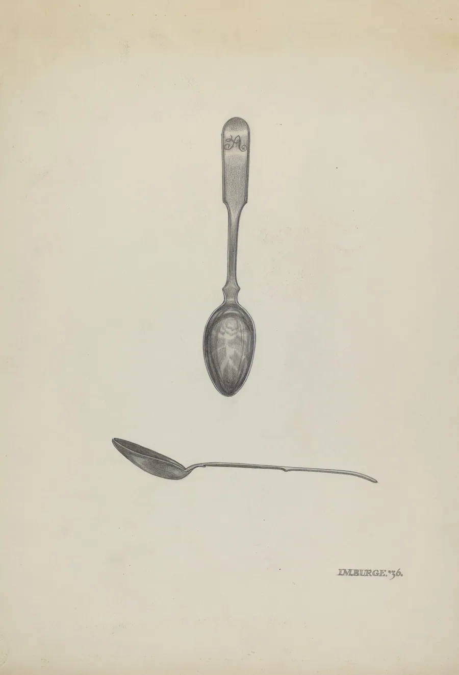 Silver Teaspoon by Irene M. Burge