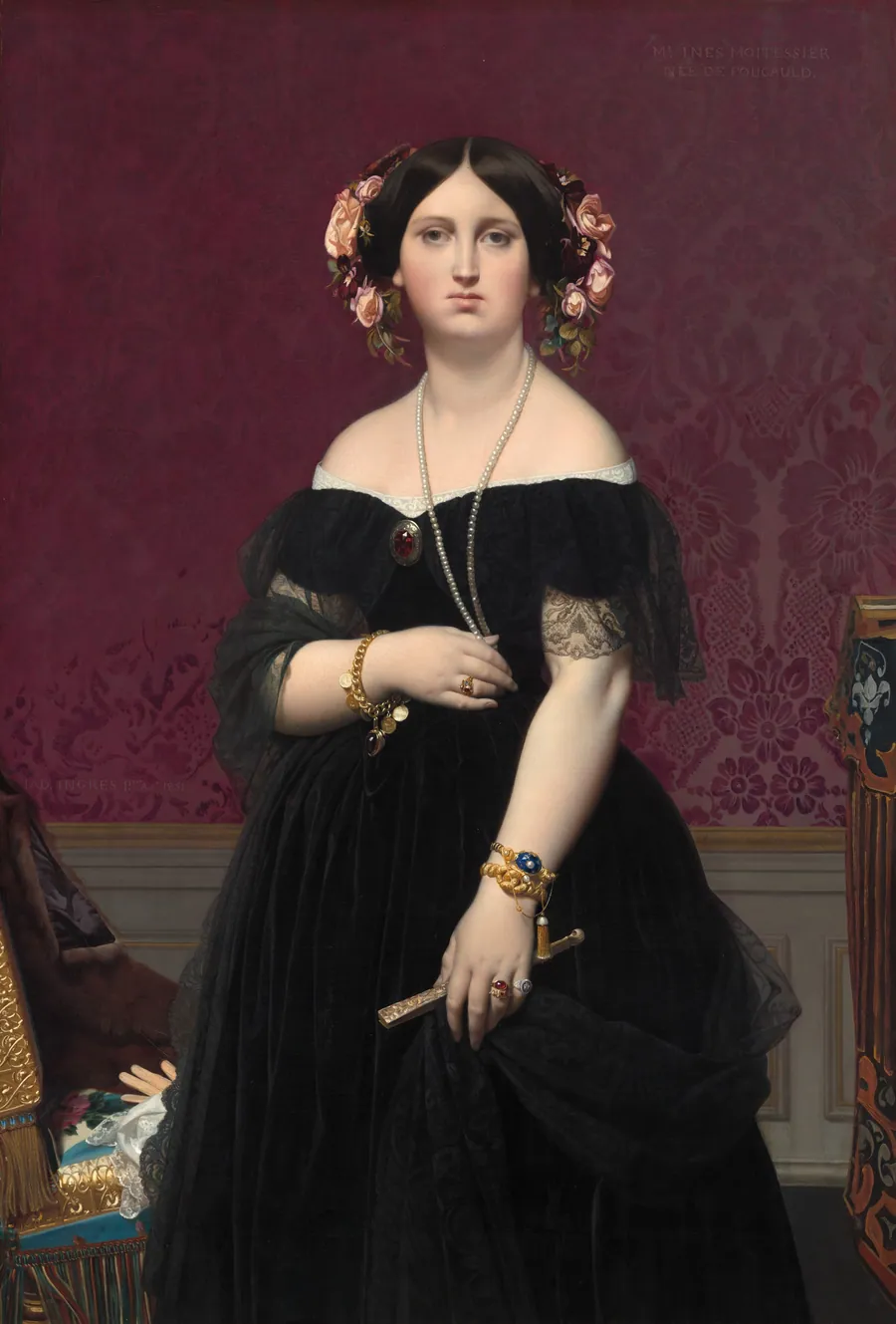 Madame Moitessier by Jean-Auguste-Dominique Ingres