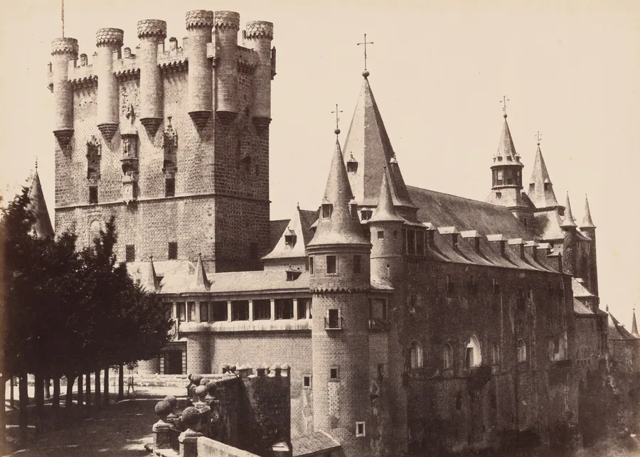 Segovia, Façade of the Alcazar and Moorish Tower by Charles Clifford