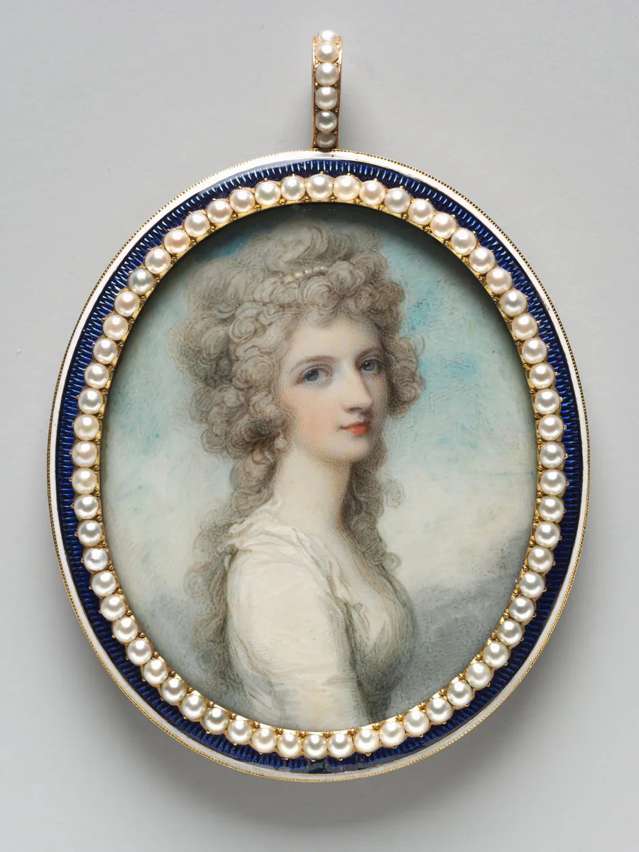 Portrait of Mary Frances (Fanny) Swinburne by Richard Cosway