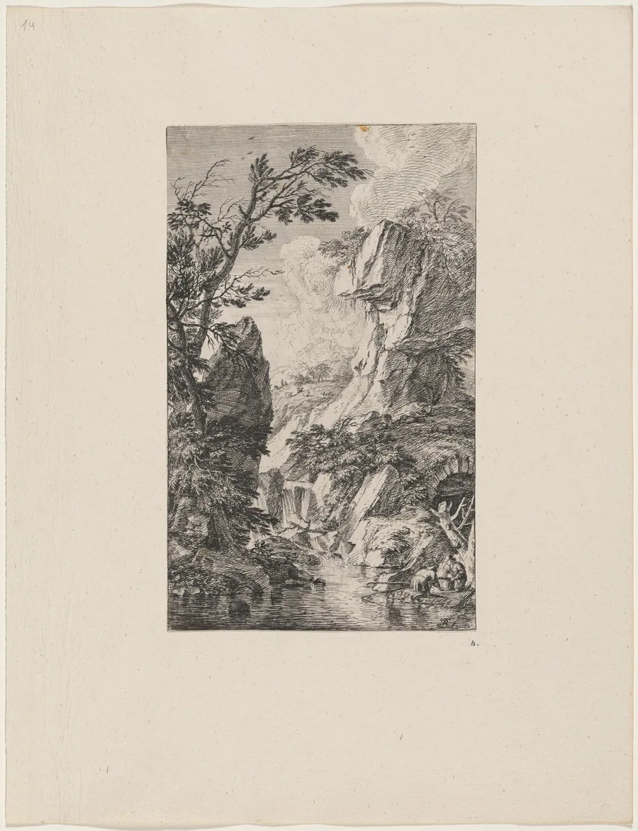 The Two Fishermen by Joachim Franz Beich