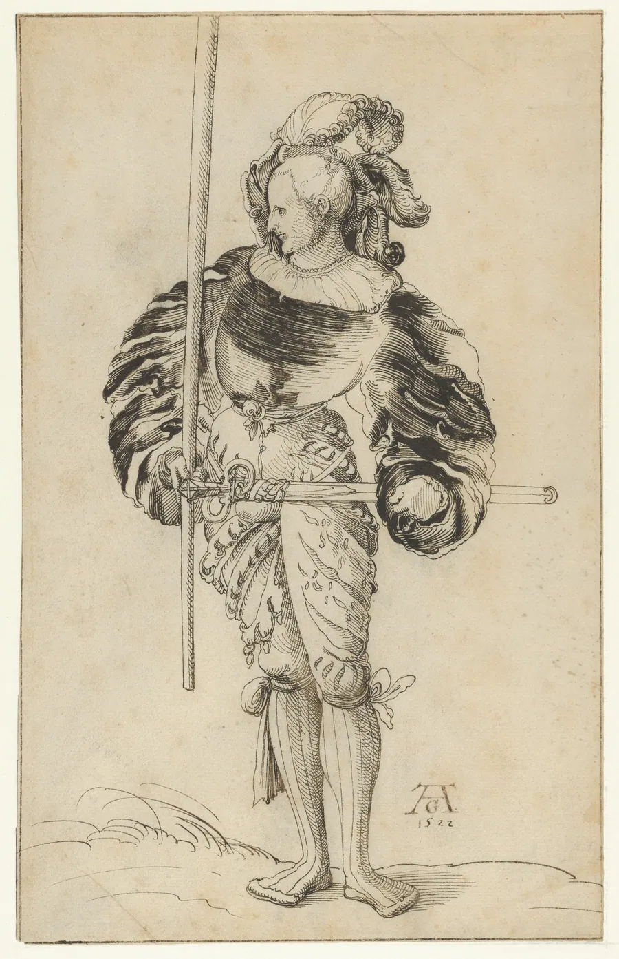 A Swiss Foot Soldier by Niklaus Manuel Deutsch