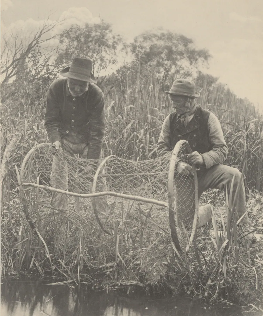 Setting Up the Bow-Net by Peter Henry Emerson