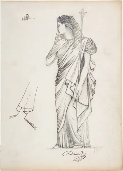 The Allegorical Figure of France for the Tomb of General Bonchamp