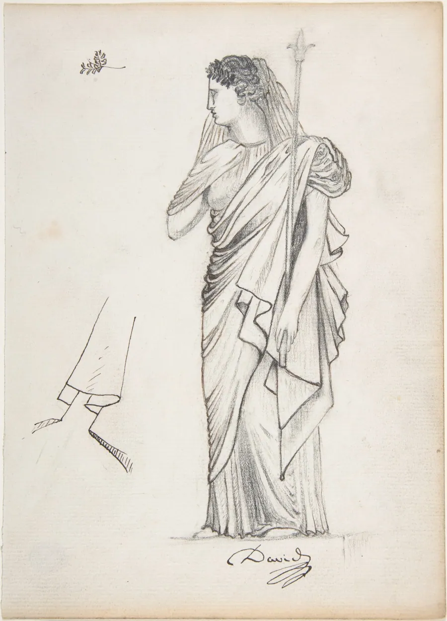 The Allegorical Figure of France for the Tomb of General Bonchamp by Pierre Jean David d'Angers