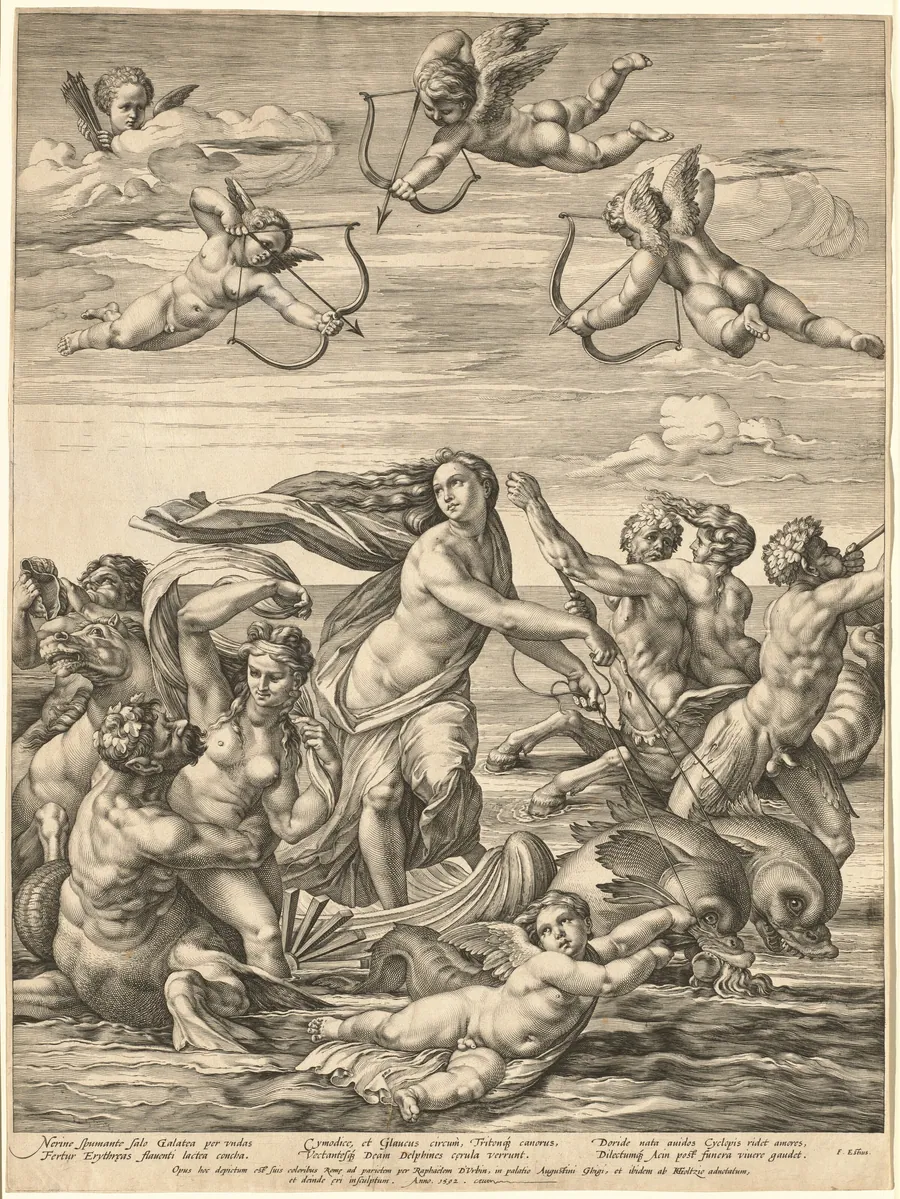 The Triumph of Galatea by Hendrick Goltzius