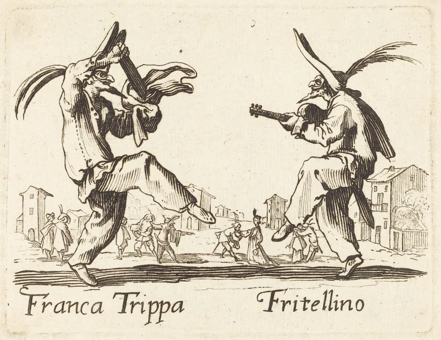 Franca Trippa and Fritellino by French 17th Century