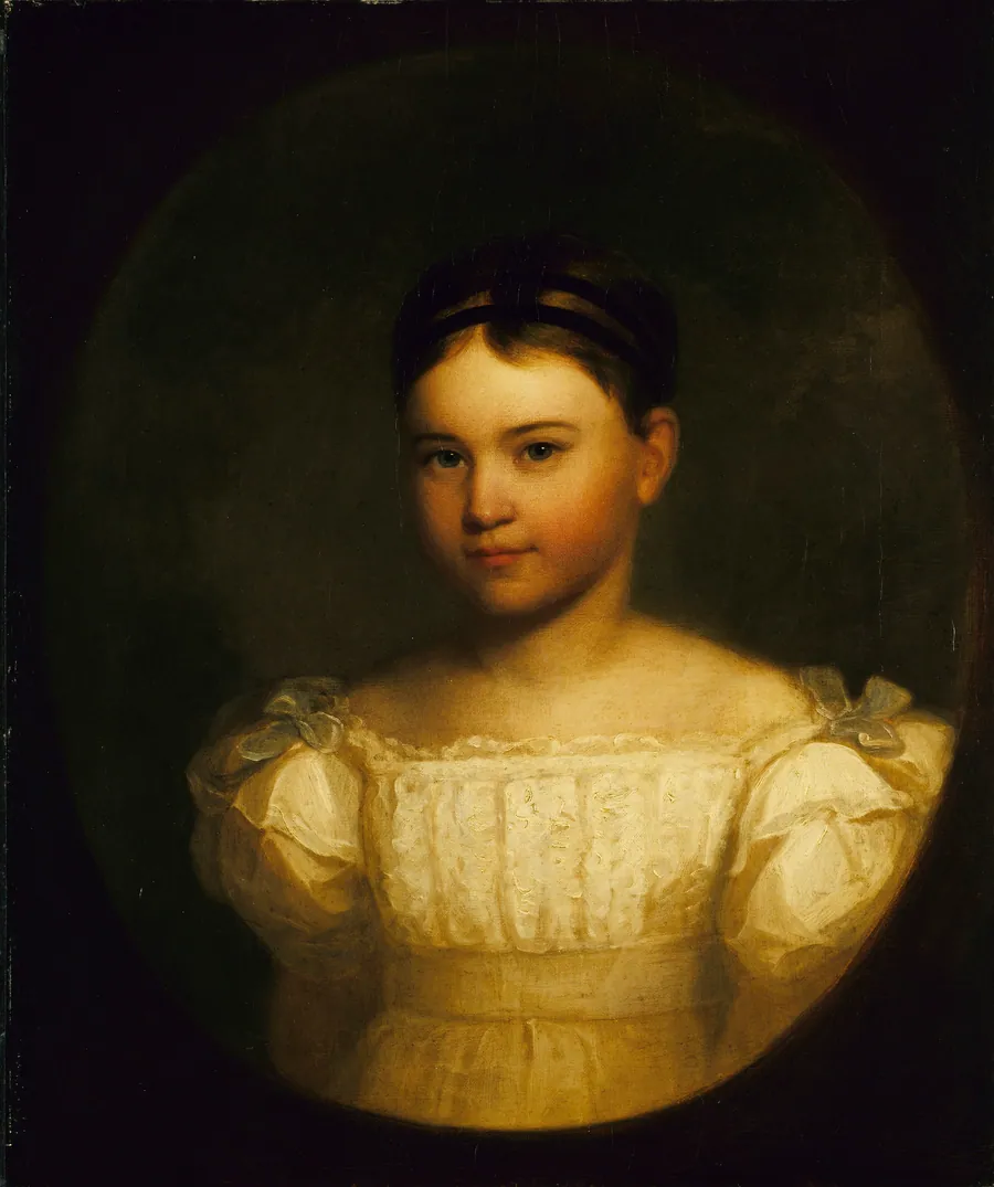 Mary Louisa Adams by Asher B. Durand, born Jefferson Village, NJ 1796-died Maplewood, NJ 1886