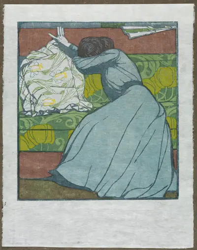 The Cushion (Martha Kurzweil Seated on a Divan)