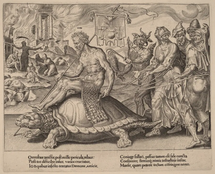 The Triumph of Job by Dirck Volckertz Coornhert