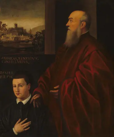 Andrea Renier and His Son Daniele