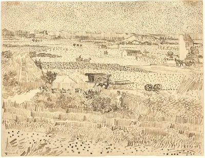Harvest--The Plain of La Crau