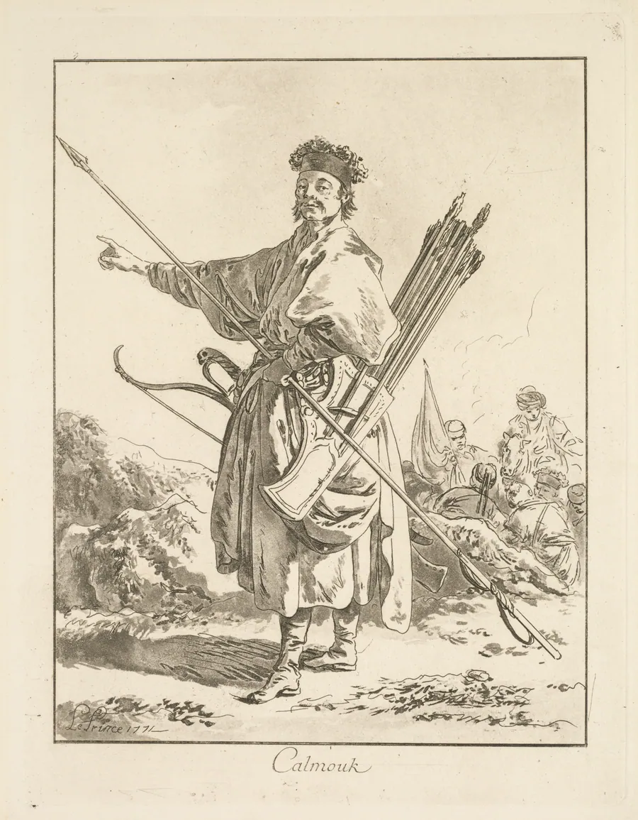 Calmouk by Jean Baptiste Le Prince