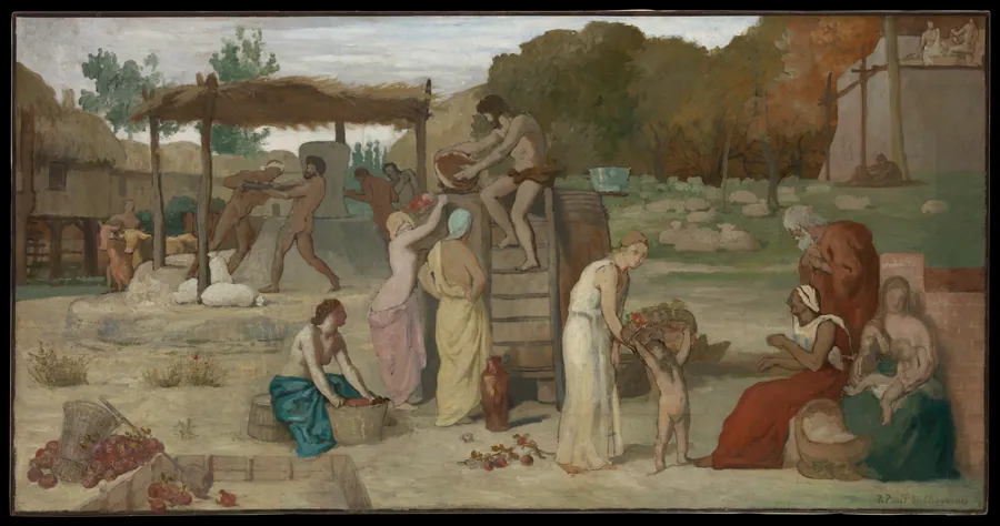 Cider by Pierre Puvis de Chavannes