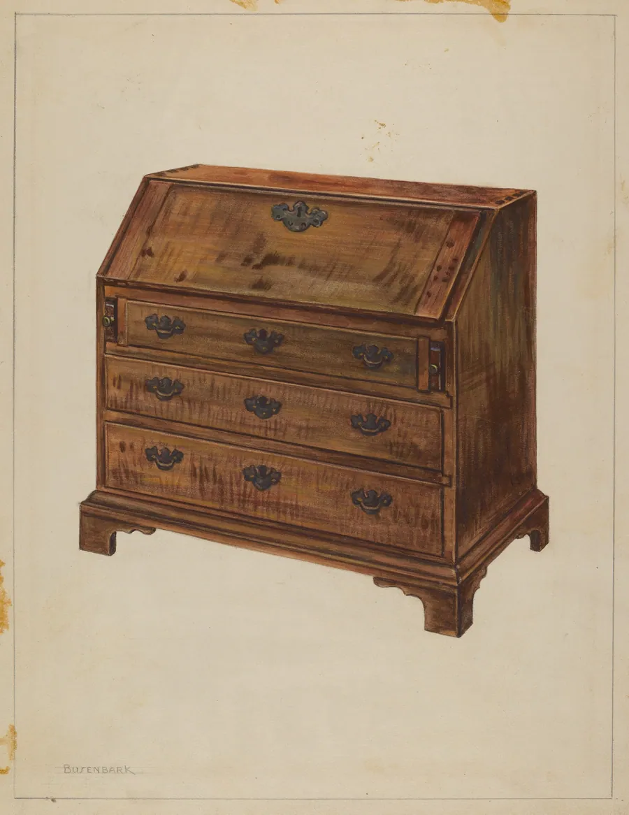 Child's Desk by Earnest Busenbark