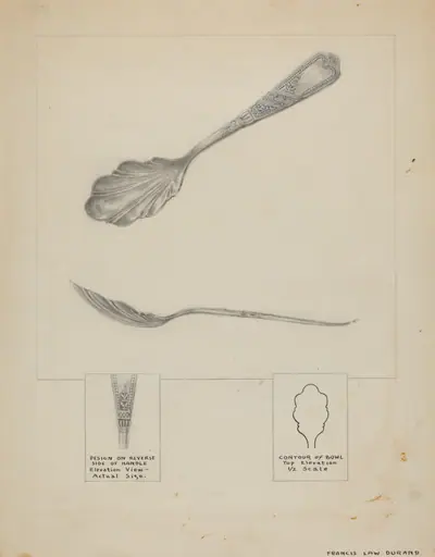 Silver Sugar Spoon