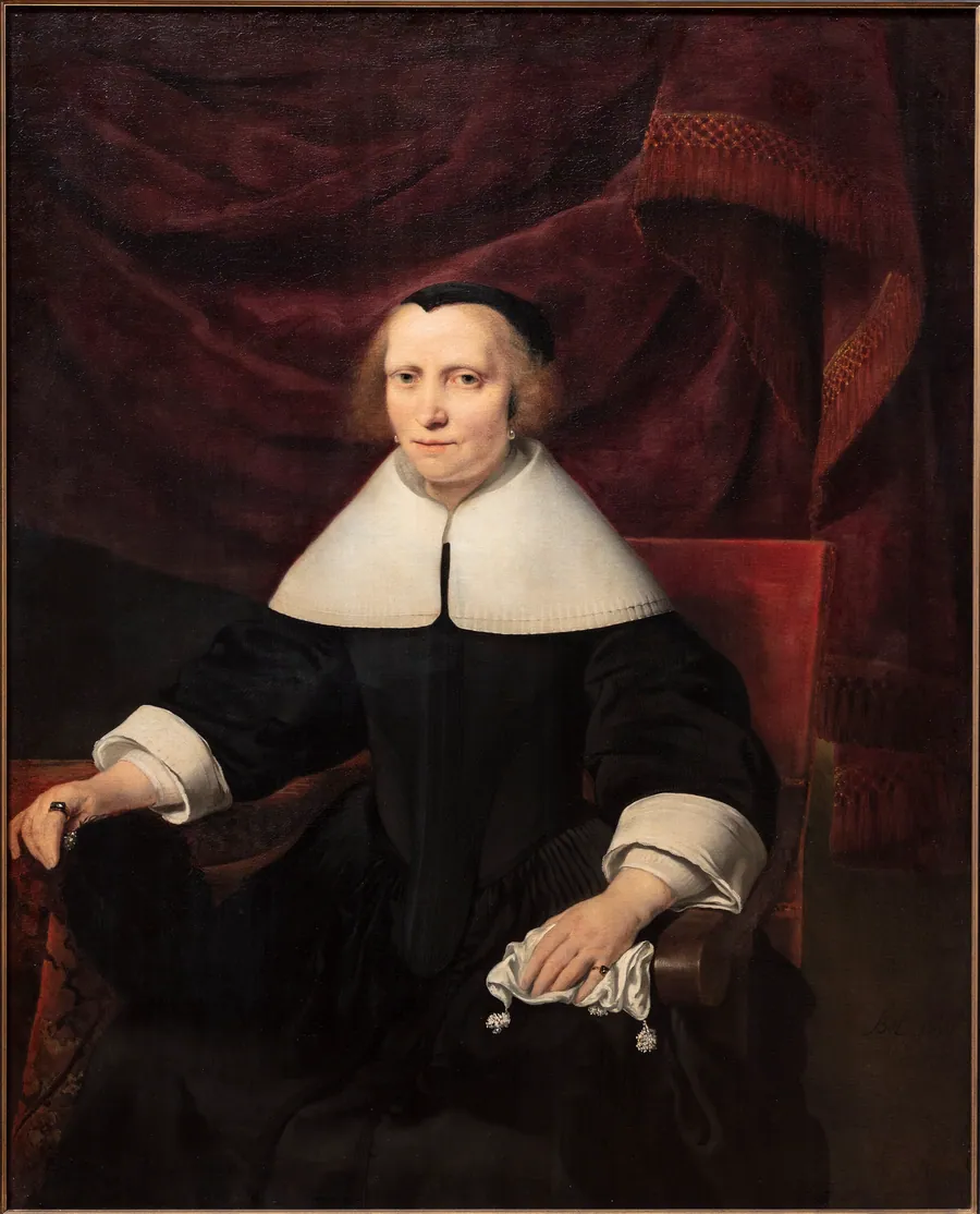 Kvindeportræt by Ferdinand Bol