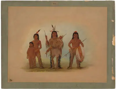 Spokan Chief, Two Warriors, and a Boy