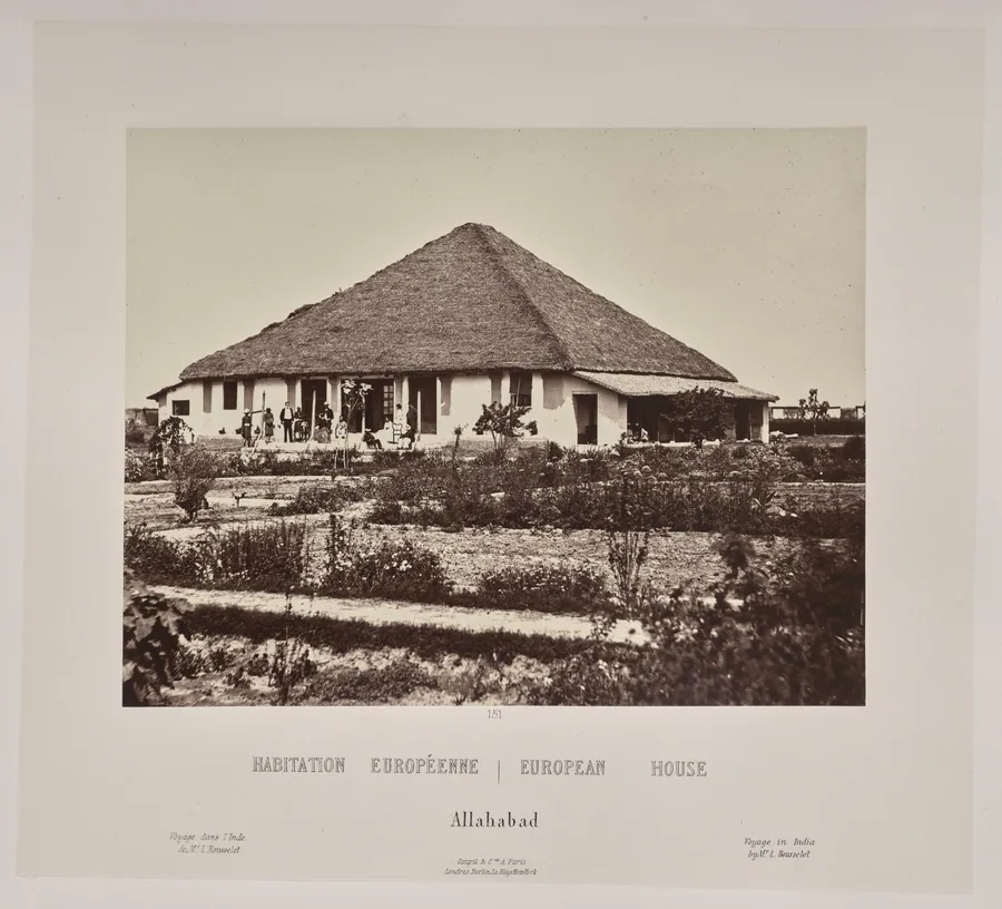 European House, Allahabad by Louis-Théophile Marie Rousselet