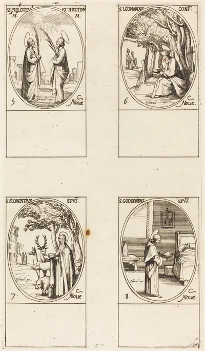 Sts. Philoteus and Theotimus; St. Leonard; St. Florentinus; St. Godfrey
