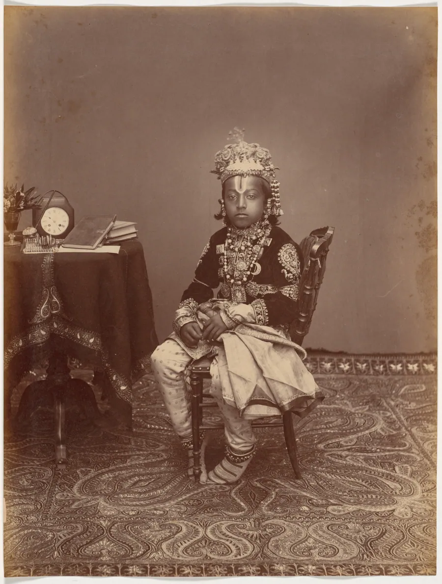 His Highness the Maharaja of Rewa by Raja Deen Dayal