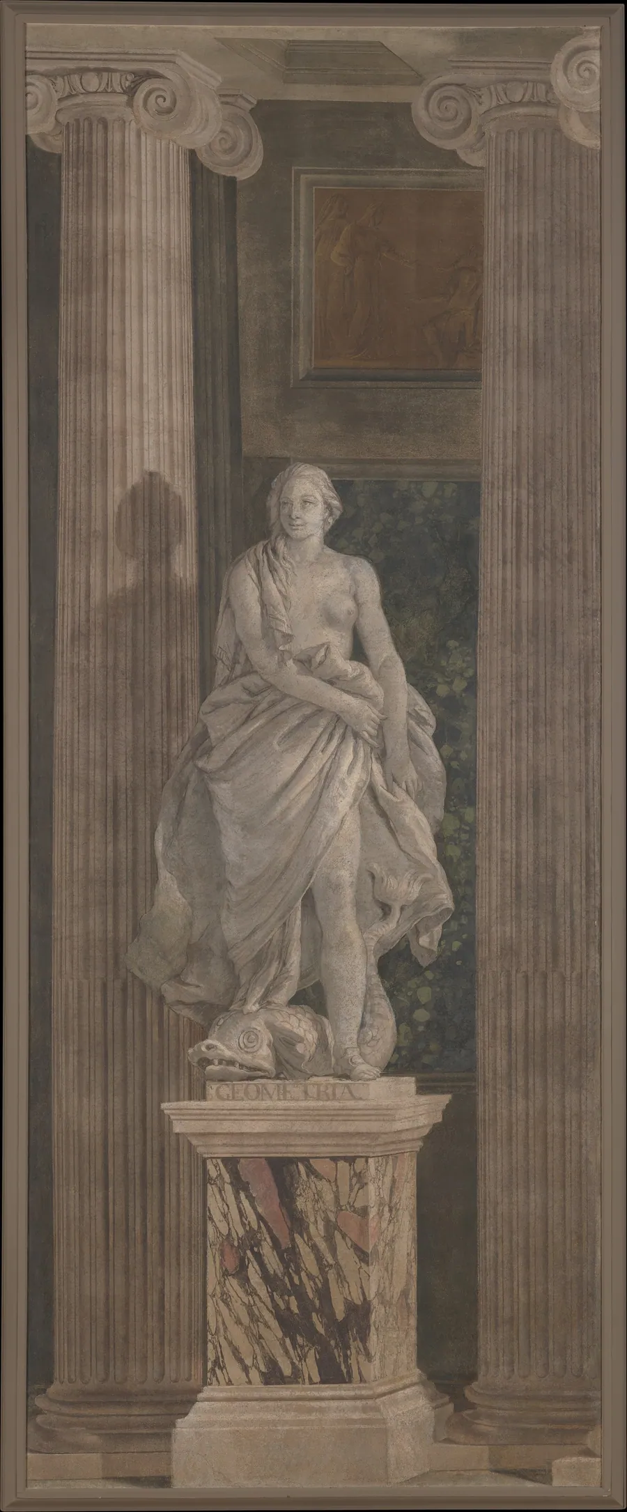 Allegorical Figure Representing Geometry by Girolamo Mengozzi (called Colonna)
