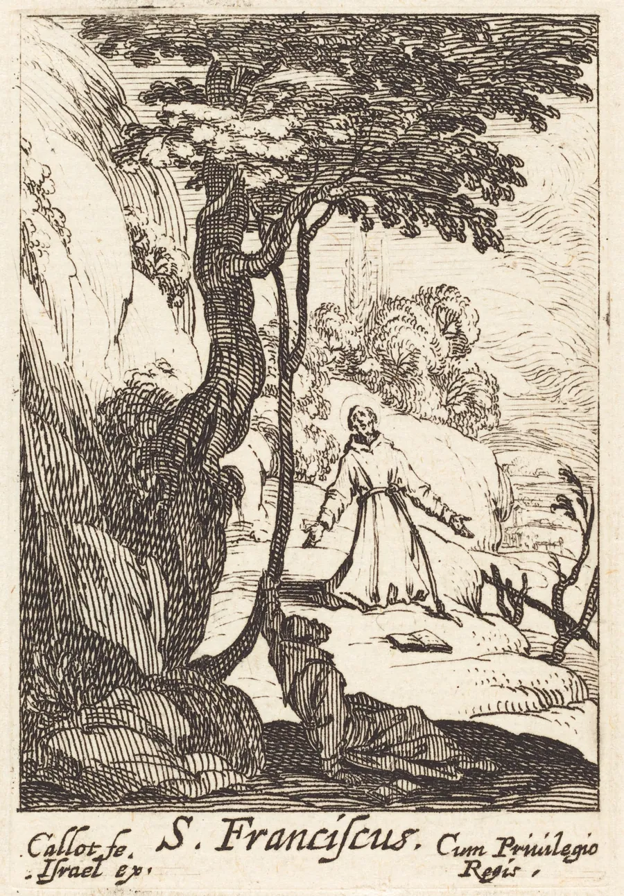 Saint Francis by Jacques Callot
