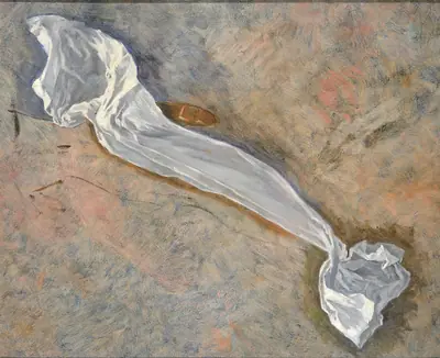 Study for Drapery of "Pursuit of the Ideal"