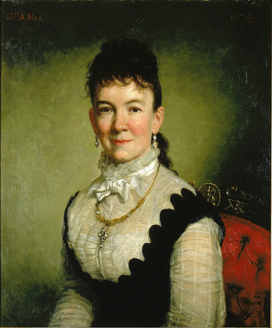 Mrs. Albert J. Myer (Catherine Walden) by George Peter Alexander Healy, born Boston, MA 1813-died Chicago, IL 1894