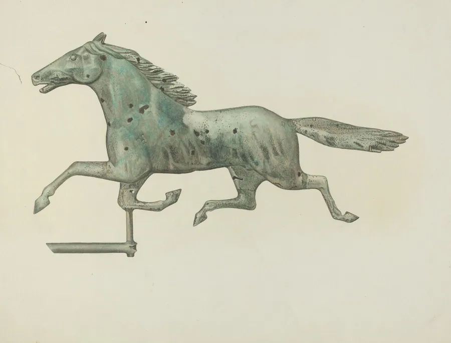 Weather Vane - Horse by American 20th Century