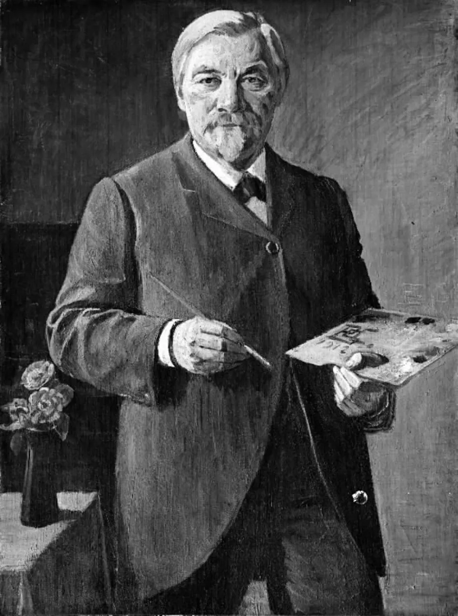 Selvportræt by Poul S. Christiansen