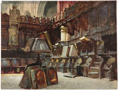 Choir Stalls in a Spanish Cathedral