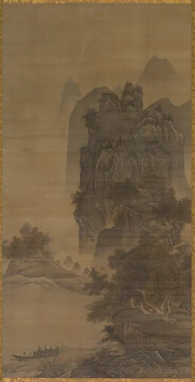 Sunset Glow over a Fishing Village, from Eight Views of Xiao-Xiang