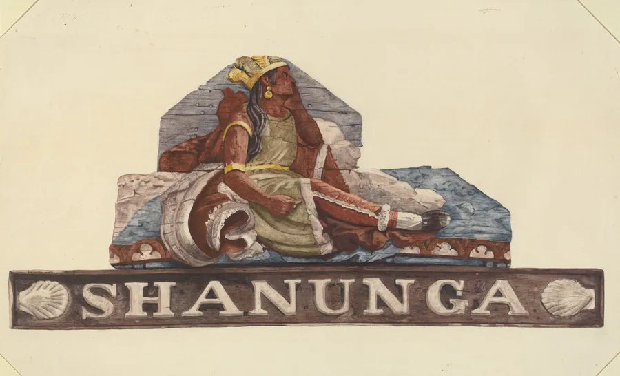 Sternpiece from "Shanunga" by Mildred E. Bent