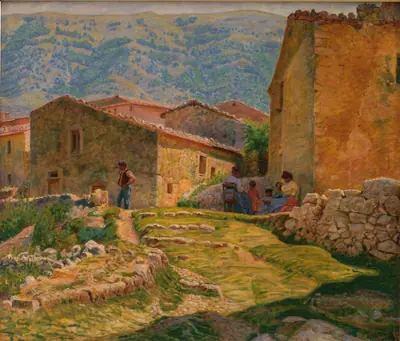 Solskinsformiddag i Civita d'Antino